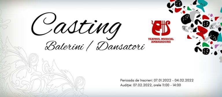 casting cover Casting pentru dansatori/balerini