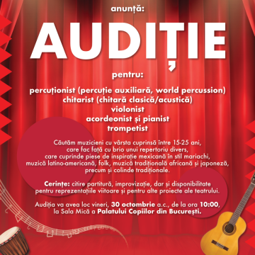 Afis Auditii (1) AUDIȚIE